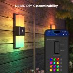 چراغ هوشمند دیواری فضای باز Govee Smart Outdoor Wall light H7078