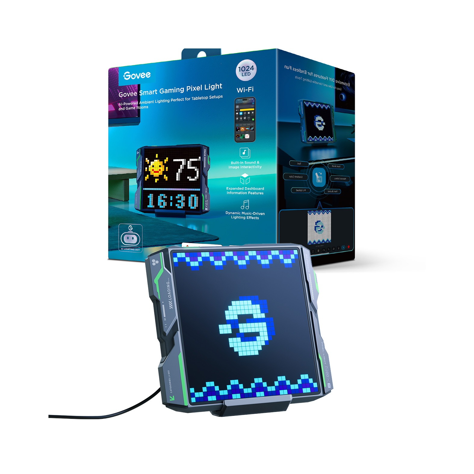 چراغ پیکسلی هوشمند Govee Gaming Pixel Light H8630