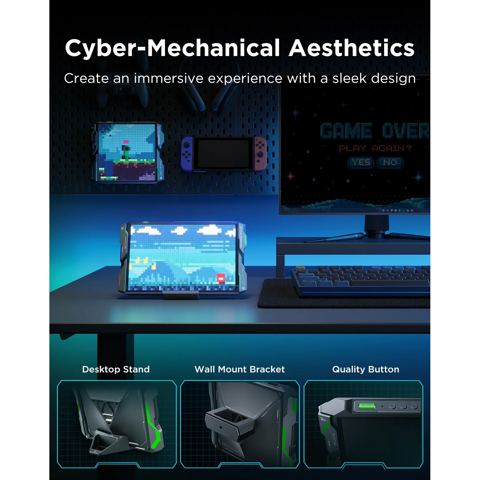 چراغ پیکسلی هوشمند Govee Gaming Pixel Light H8630