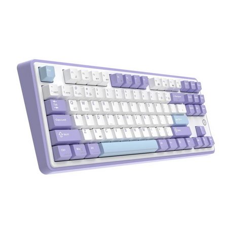 کیبورد ایجز Ajazz AK870 Purple White Blue