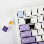 کیبورد ایجز Ajazz Keyboard AK820 Max White Purple Blue