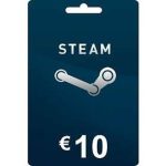 گیفت کارت استیم اروپا €Steam Gift Card 10