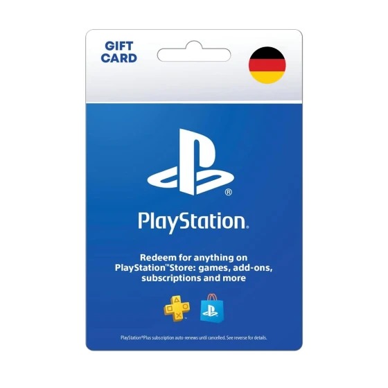 گیفت کارت پلی استیشن آلمان PSN Gift Card EUR €5