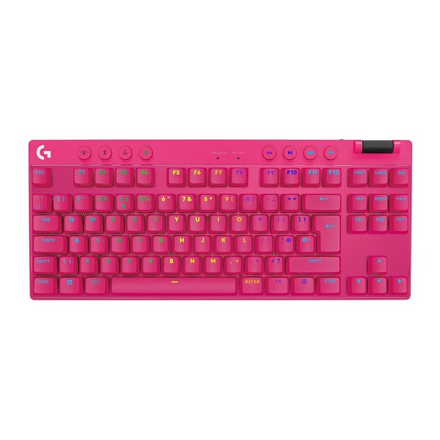 Logitech PRO X TKL 75 LIGHTSPEED Wireless Gaming Keyboard Pink