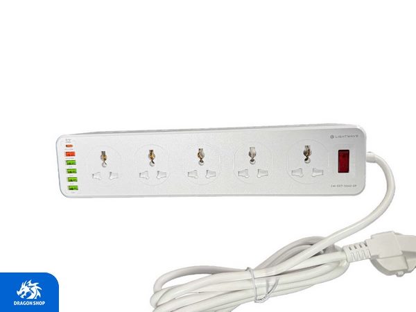 چندراهی برقLightWave LW-EXT-106U-2P چندراهی برقLightWave LW-EXT-106U-2P