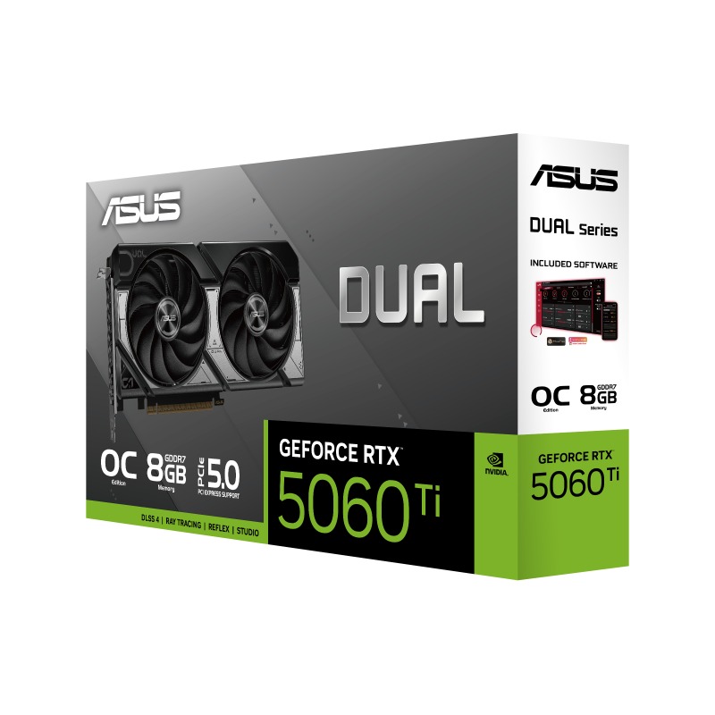 کارت گرافیک ایسوس ASUS Dual GeForce RTX™ 5060 Ti 8GB GDDR7 OC Edition