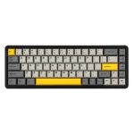 کیبورد Ajazz Keyboard AK680 Max Grey Yellow