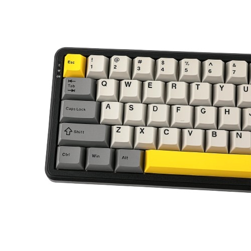 کیبورد Ajazz Keyboard AK680 Max Grey Yellow
