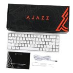 کیبورد ایجز Ajazz AK680 MAX White (Front Print) Wired