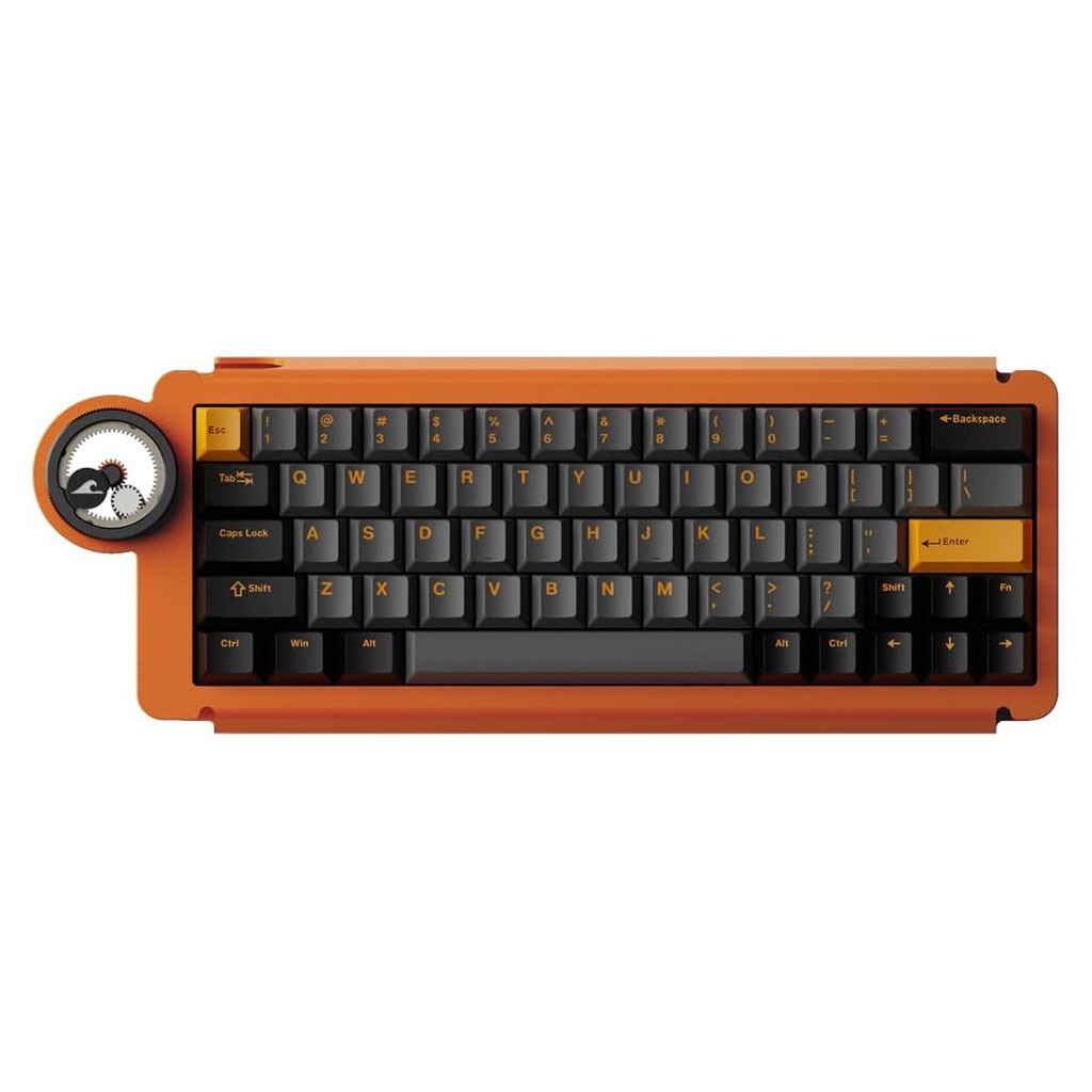 کیبورد Angry Miao Dry Studio Ice Ring 63 RT HE Magnetic Starburst Orange Wired