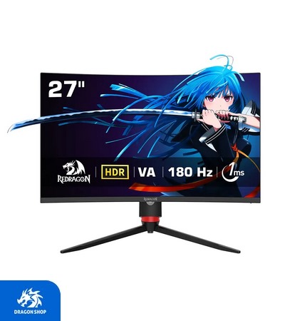 مانیتور گیمینگ 27 اینچ Redragon GMQ2712RVC Zephyrion