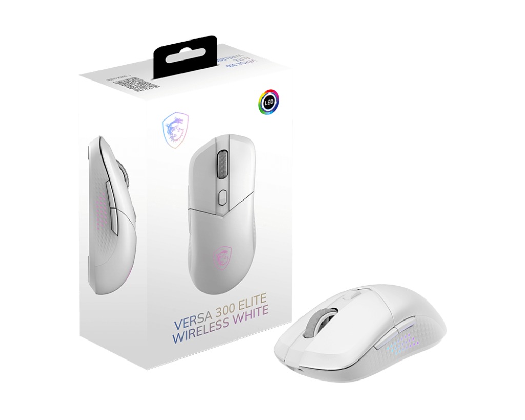 موس MSI VERSA 300 Elite Wireless White
