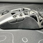 موس WLmouse Beast X Max Metalic Silver Solid Side