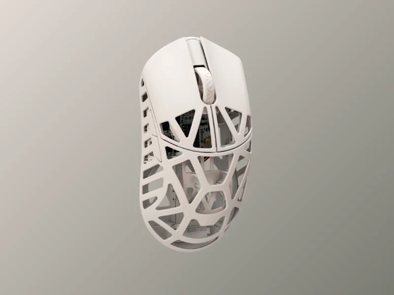 موس WLmouse Beast X Max Milky White Side Slits