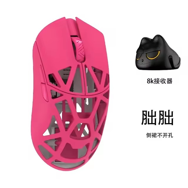 موس WLmouse Beast X Pro Neon Rose Solid Side