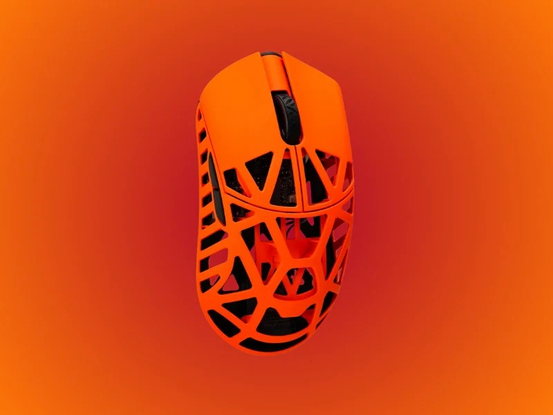 موس WLmouse Beast X Pro Orange Side Slits
