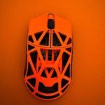 موس WLmouse Beast X Pro Orange Solid Side