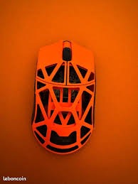 موس WLmouse Beast X Pro Orange Solid Side
