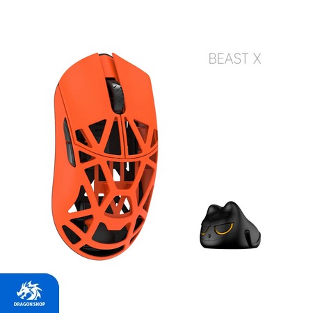 موس WLmouse Beast X Pro Orange Solid Side