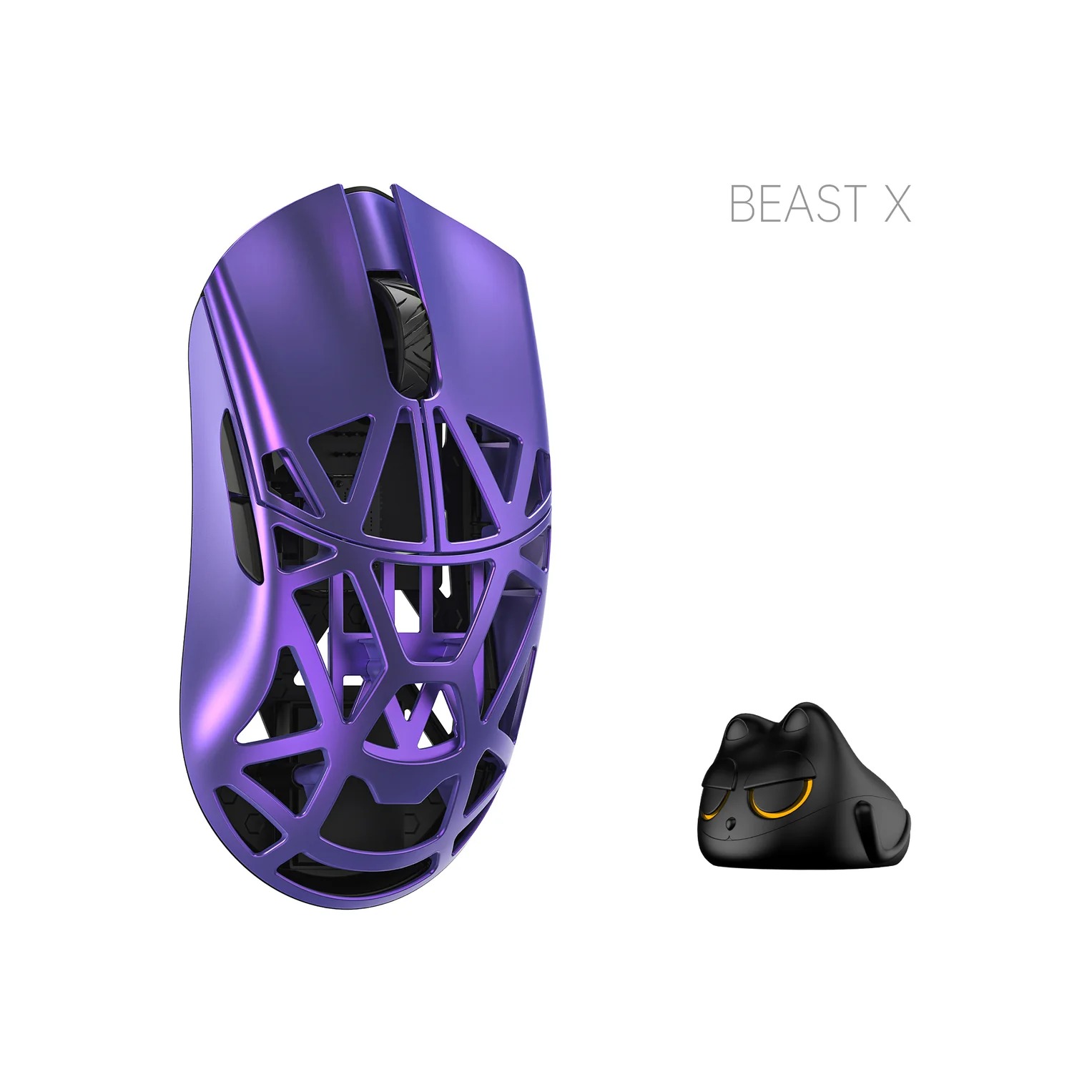 موس WLmouse Beast X Pro Purple Solid Side
