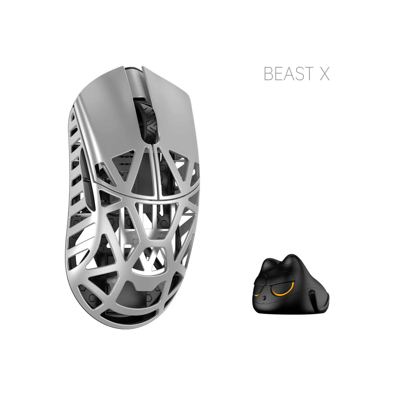 موس WLmouse Beast X Pro Silver Side Slit
