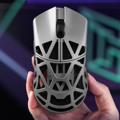 موس WLmouse Beast X Pro Silver Solid Side