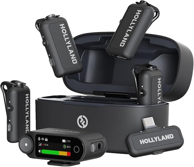 میکروفن بی سیم Hollyland LARK MAX 2 Combo-4 Person Version