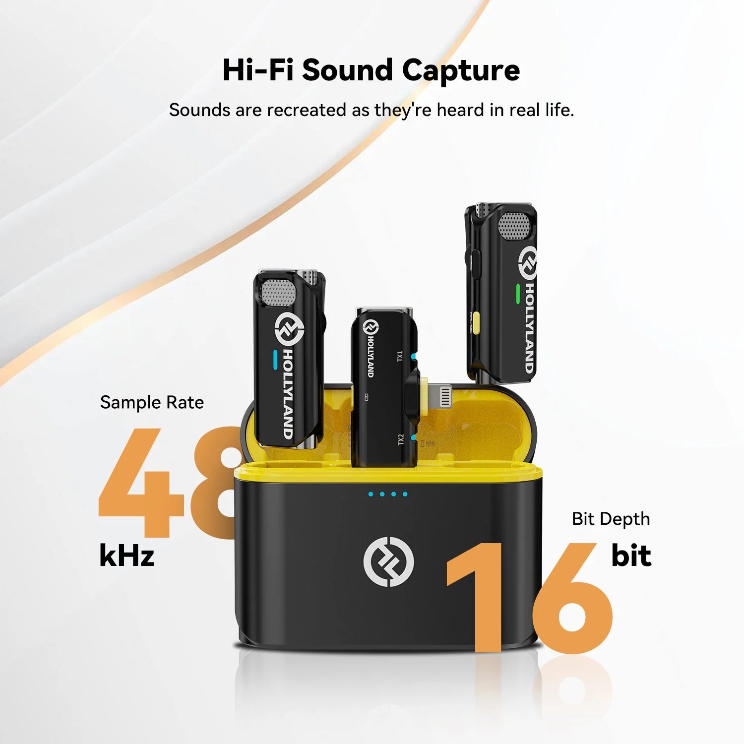 میکروفن بی سیم Hollyland Lark C1 Solo Type C