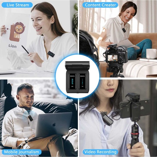 میکروفون یقه ای بی سیم بویا مدل BY-XM6-K1