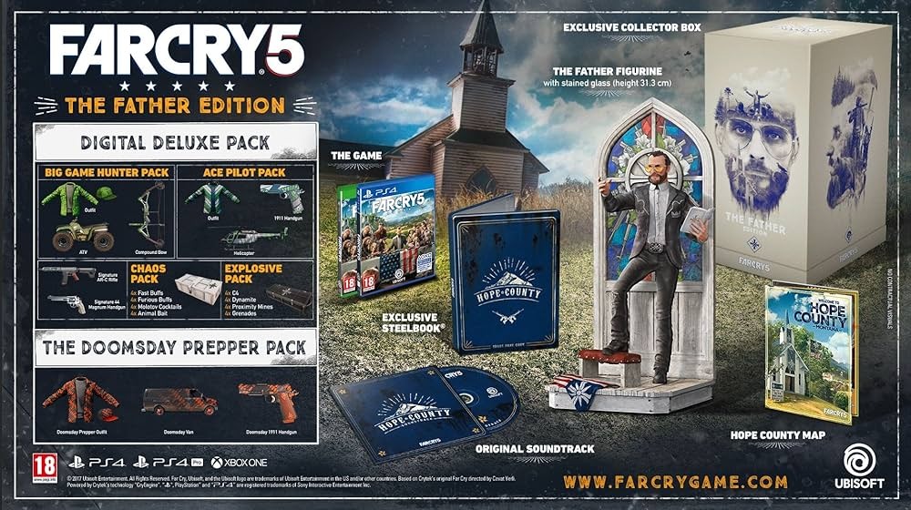 نسخه کالکتور Farcry 5 The Father XBOX Edition برای PS5