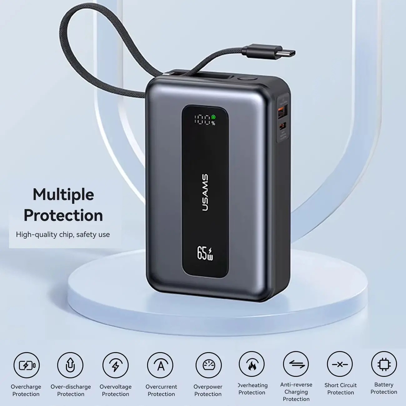 پاوربانک مگسیف USAMS CD243 20000MAh