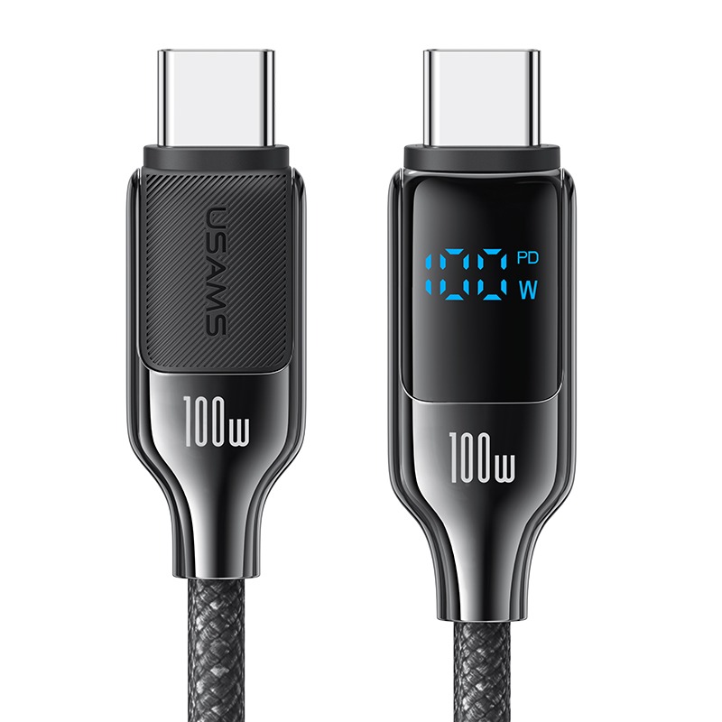 کابل شارژ Usams 100w fast Charging Type-C