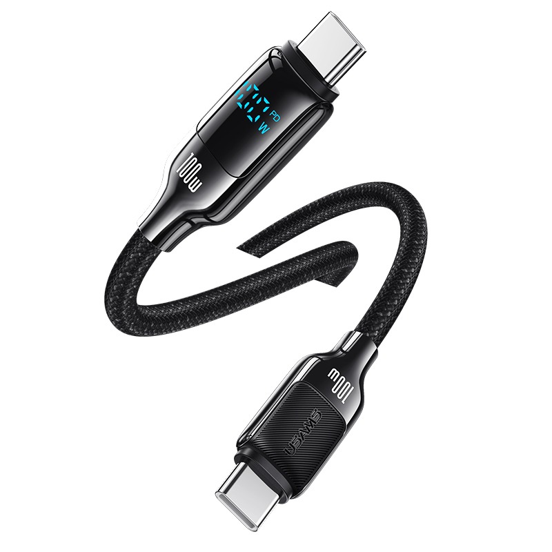 کابل شارژ Usams 100w fast Charging Type-C