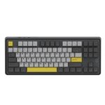 کیبورد ایجز Ajazz AK870 Black Grey Yellow Wireless
