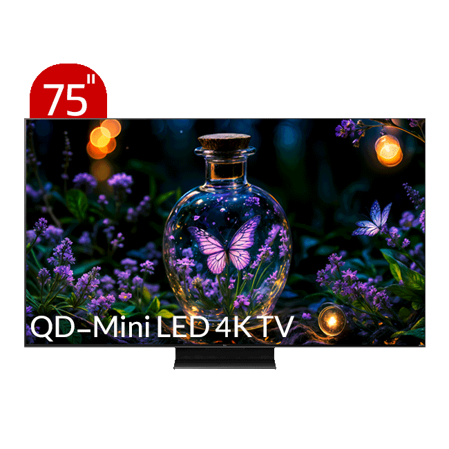 تلویزیون 75 اینچ TCL 75c755 QD-MINI LED 4K TV