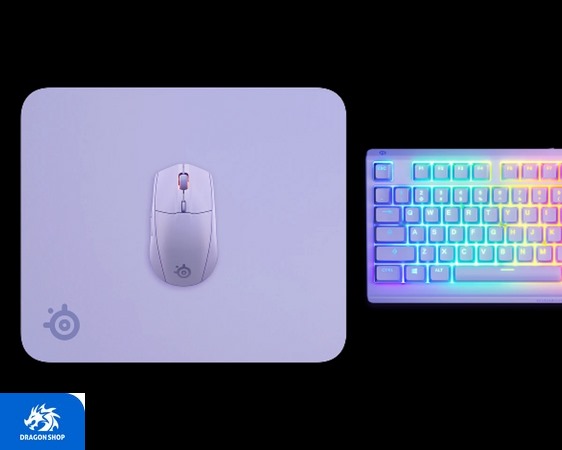 پد موس Steelseries QCK Medium Lavender پد موس Steelseries QCK Medium Lavender