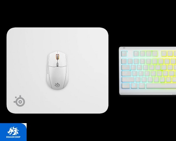 پد موس Steelseries QCK Medium White پد موس Steelseries QCK Medium White