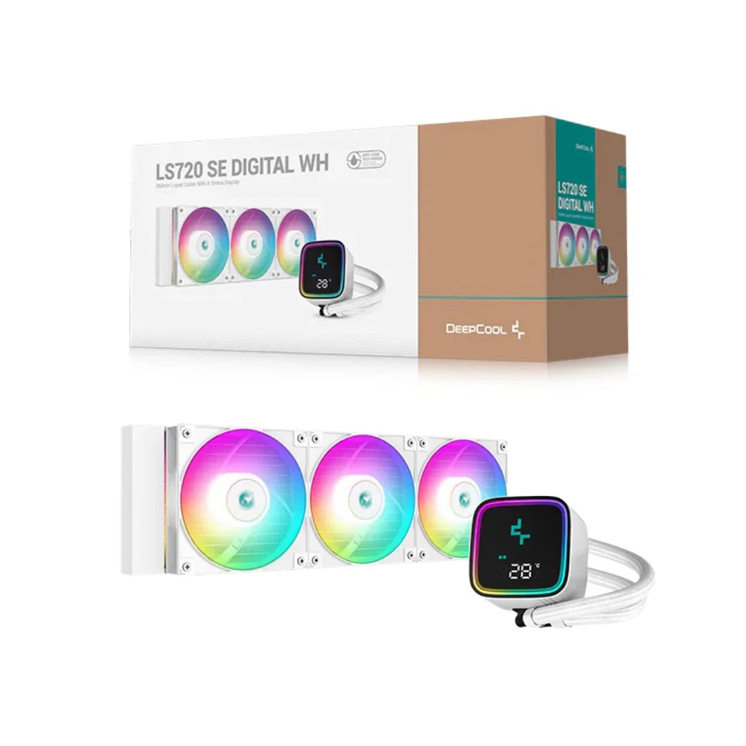 خنک کننده دیپ کول Deepcool LS720 SE Digital White ARGB