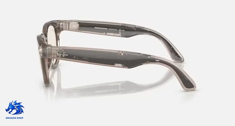 عینک هوشمند Ray‑Ban Meta Headliner – Shiny Warm Stone /Clear/Dark Green Transitions Size 51 عینک هوشمند Ray‑Ban Meta Headliner – Shiny Warm Stone /Clear/Dark Green Transitions Size 51