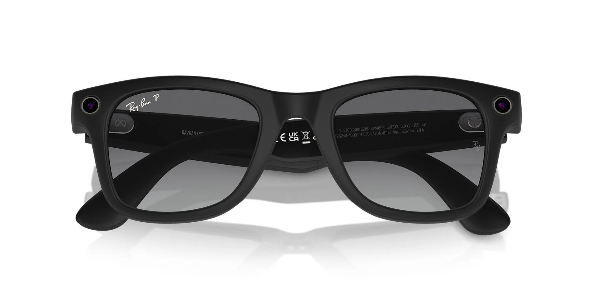 عینک هوشمند RAY-BAN META WAYFARER Matte Black – Graphite Size 53