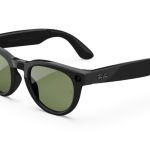 عینک هوشمند Ray‑Ban Meta Headliner – Shiny BlackG‑15 Green Size 50