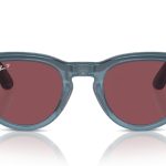 عینک هوشمند Ray‑Ban Meta Headliner – Shiny Jeans Polar Dusty Red Size 50