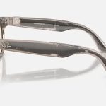 عینک هوشمند Ray‑Ban Meta Headliner – Shiny Warm Stone ClearDark Green Transitions Size 51