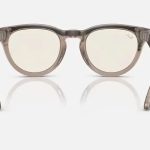 عینک هوشمند Ray‑Ban Meta Headliner – Shiny Warm Stone ClearDark Green Transitions Size 51
