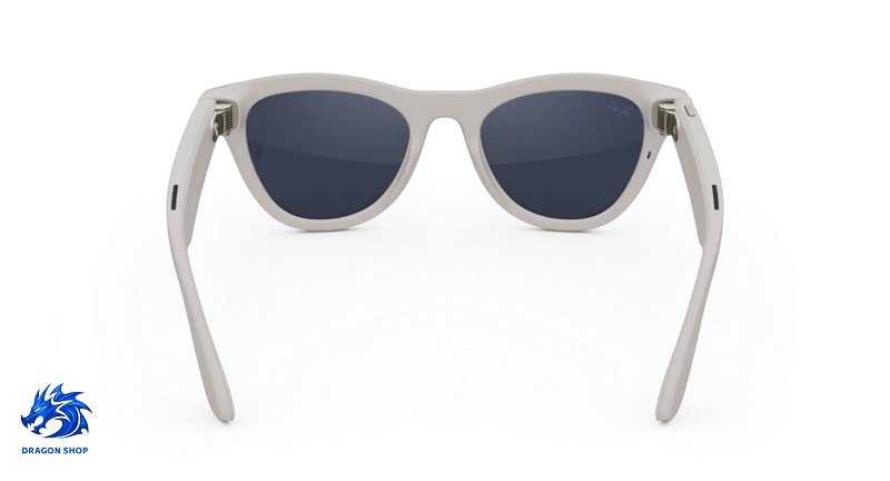 عینک هوشمند Ray‑Ban Meta Skyler Shiny Chalky Gray / Clear to Sapphire Transitions