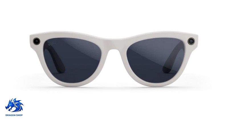 عینک هوشمند Ray‑Ban Meta Skyler Shiny Chalky Gray / Clear to Sapphire Transitions