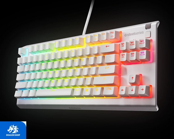 کیبورد Steelseries Apex 3 TKL White