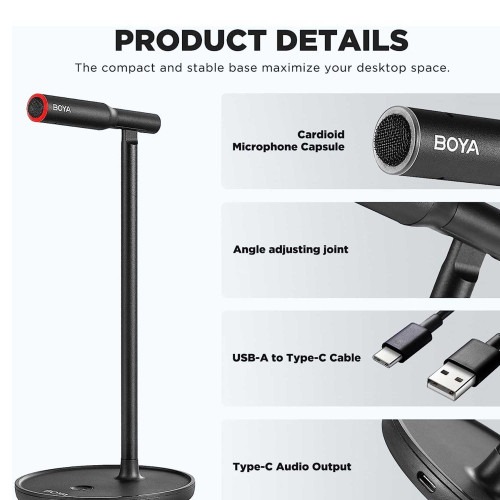 میکروفون رومیزی BOYO BY-CM1