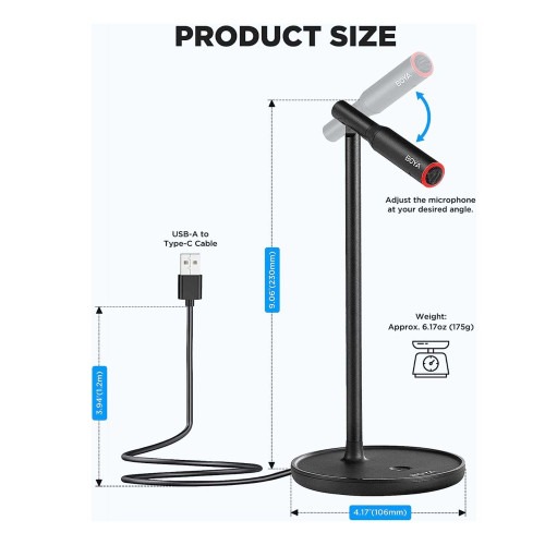 میکروفون رومیزی BOYO BY-CM1