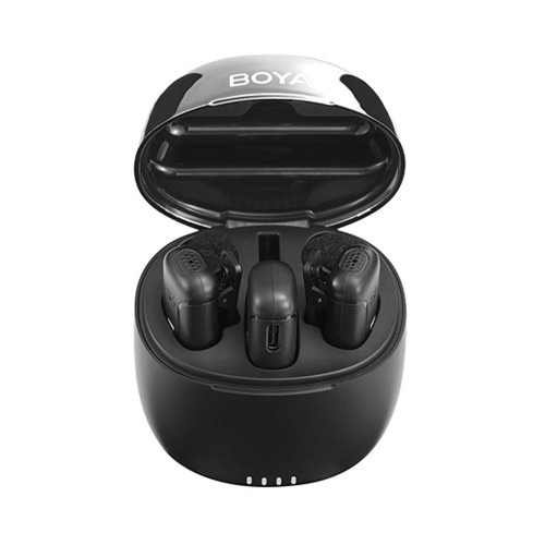 میکروفون یقه ای BOYO BY-WM3T-D2 رابط Lightning با باکس شارژ